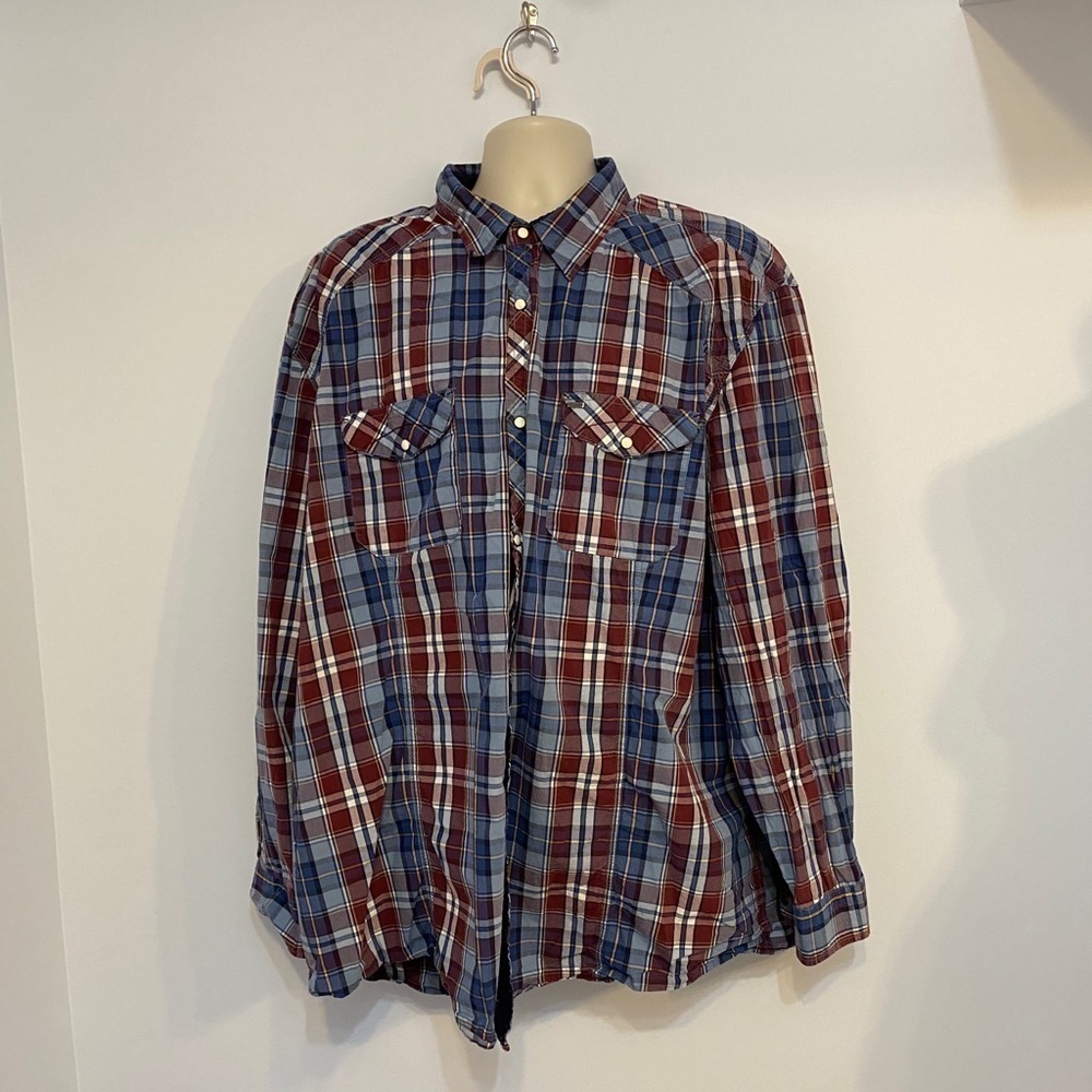 POINT Zero Heavy Shirt Jacket Dome Snap Closure